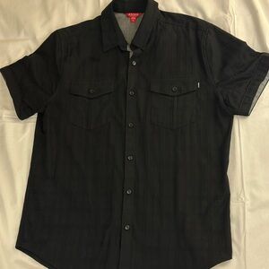 Guess Black Casual Button Down Shirt